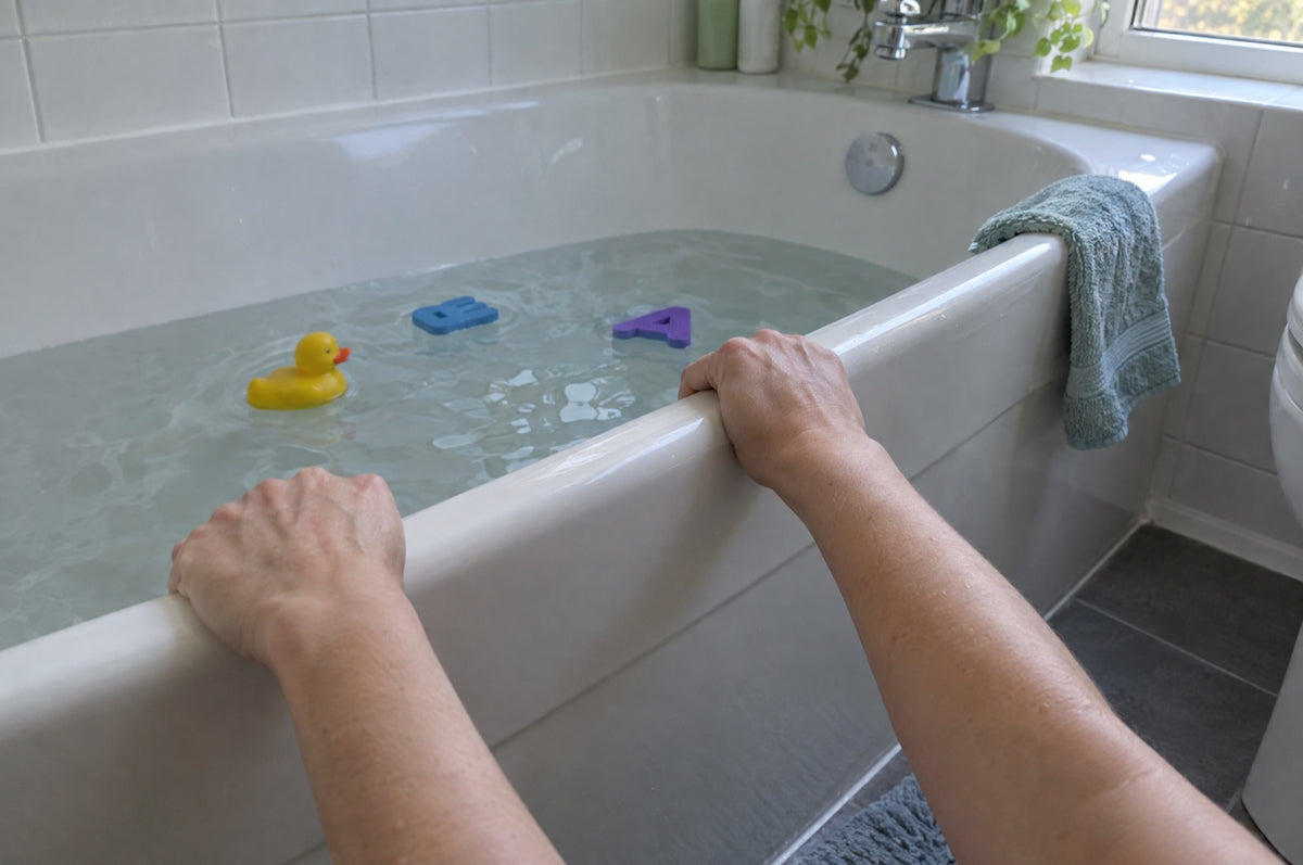 Ivy's bath.